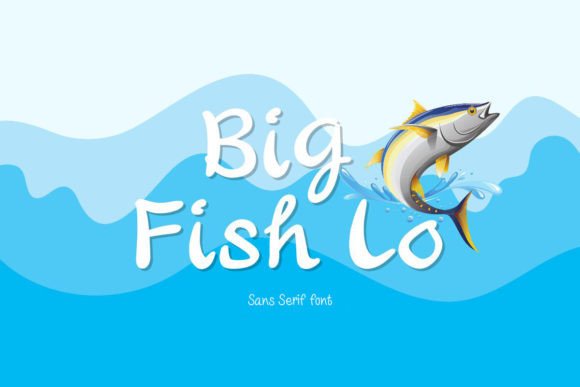 Big Fish Lo: A Playful Sans Serif Font for Editorial Design