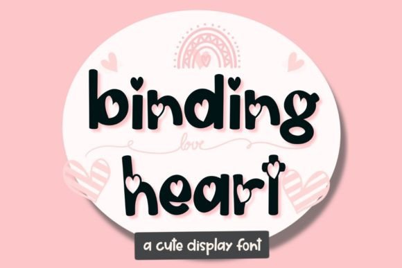 Binding Heart Font for Memorable Campaign Designs