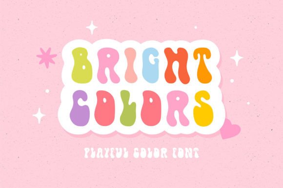 Bright Colors Font Review for Playful Branding