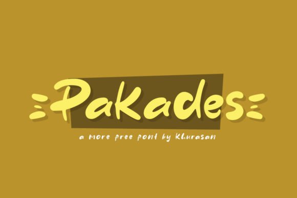Bring Your Creations to Life with the Pakades Font