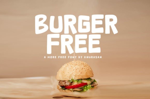Burger Free: A Playful Display Font for Modern Branding
