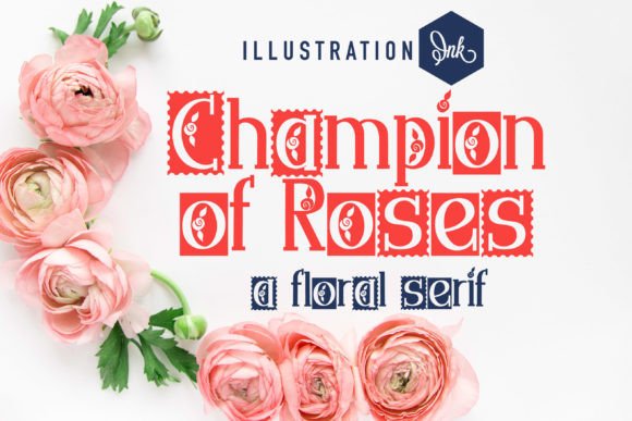 Champion of Roses: A Delightful Serif Font for Creative Projects