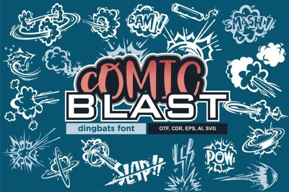 Comic Blast: A Playful Font for Digital Creativity