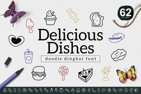 Delicious Dishes Font for Creative Branding Projects