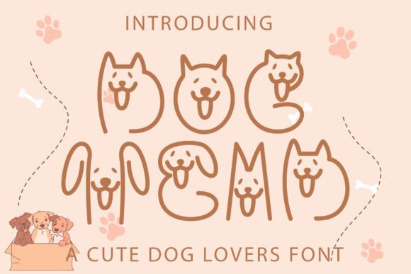 Dog Head: A Playful Display Font for Web Design