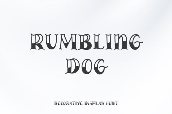 Enhance Campaigns with the Rumbling Dog Typeface