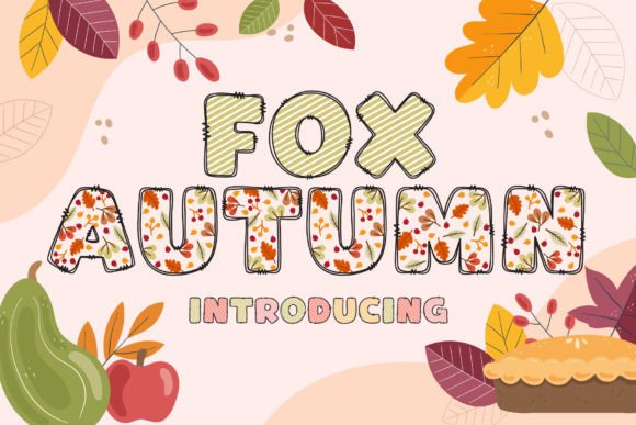 Fox Autumn Font for Branding and Design