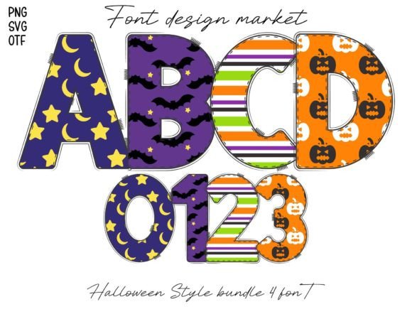 Halloween Style Font for Web Design Projects