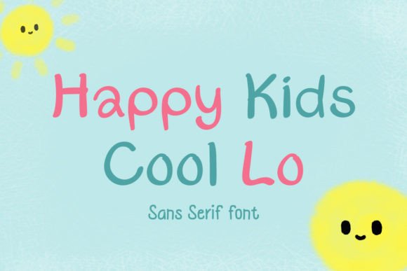 Happy Kids Cool Lo: A Modern Sans Serif Font for Editorial Design