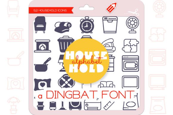 Household Alphabet: A Font with Character for Editorial Design