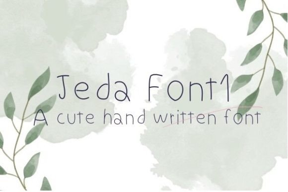 Jeda Handwritten Font for Editorial Design