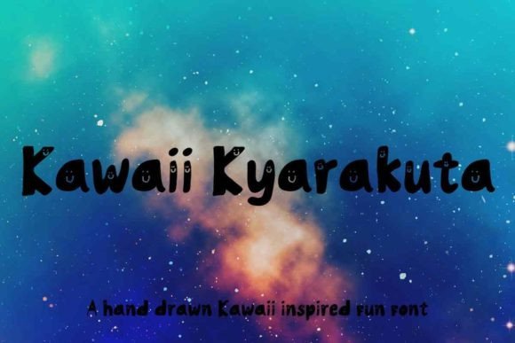 Kawaii Kyarakuta: A Decorative Font for Playful Projects