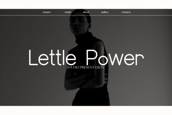 Lettle Power: A Playful Font for Polished Branding
