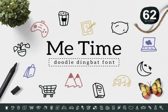 Me Time Font for Web Design Projects