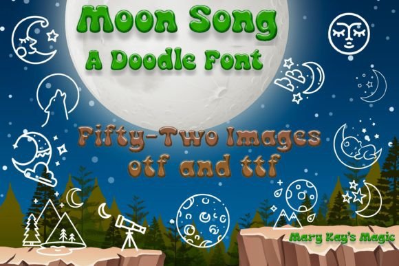 Moon Song Font for Web Design