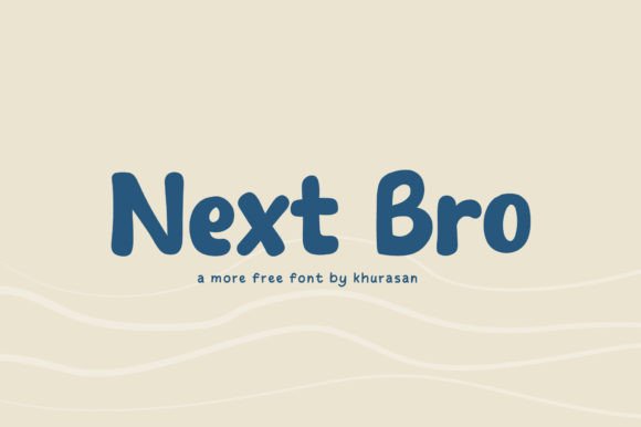 Next Bro Font for Professional Branding