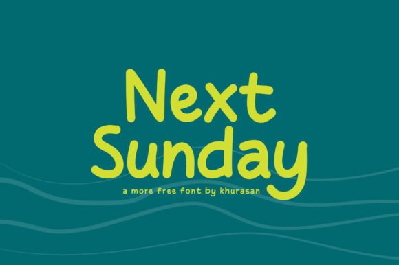 Next Sunday: A Modern Display Font for Editorial Design