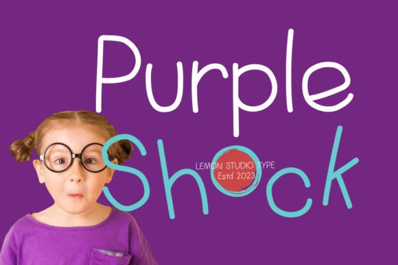 Purple Shock Font for Eye-Catching Campaigns