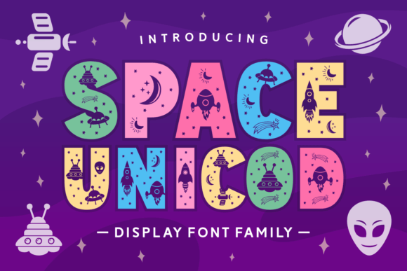 Space Unicod: A Playful Font for Creative Branding Projects