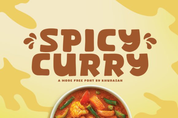 Spicy Curry Font for Web Design Projects