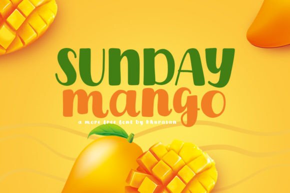 Sunday Mango: A Playful Font for Modern Branding