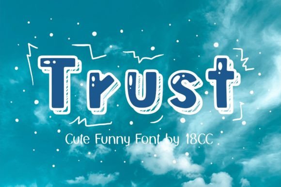 Trust: A Playful Font for Creative Branding