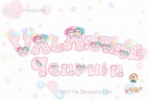 Valentine Penquin Font for Branding and Design